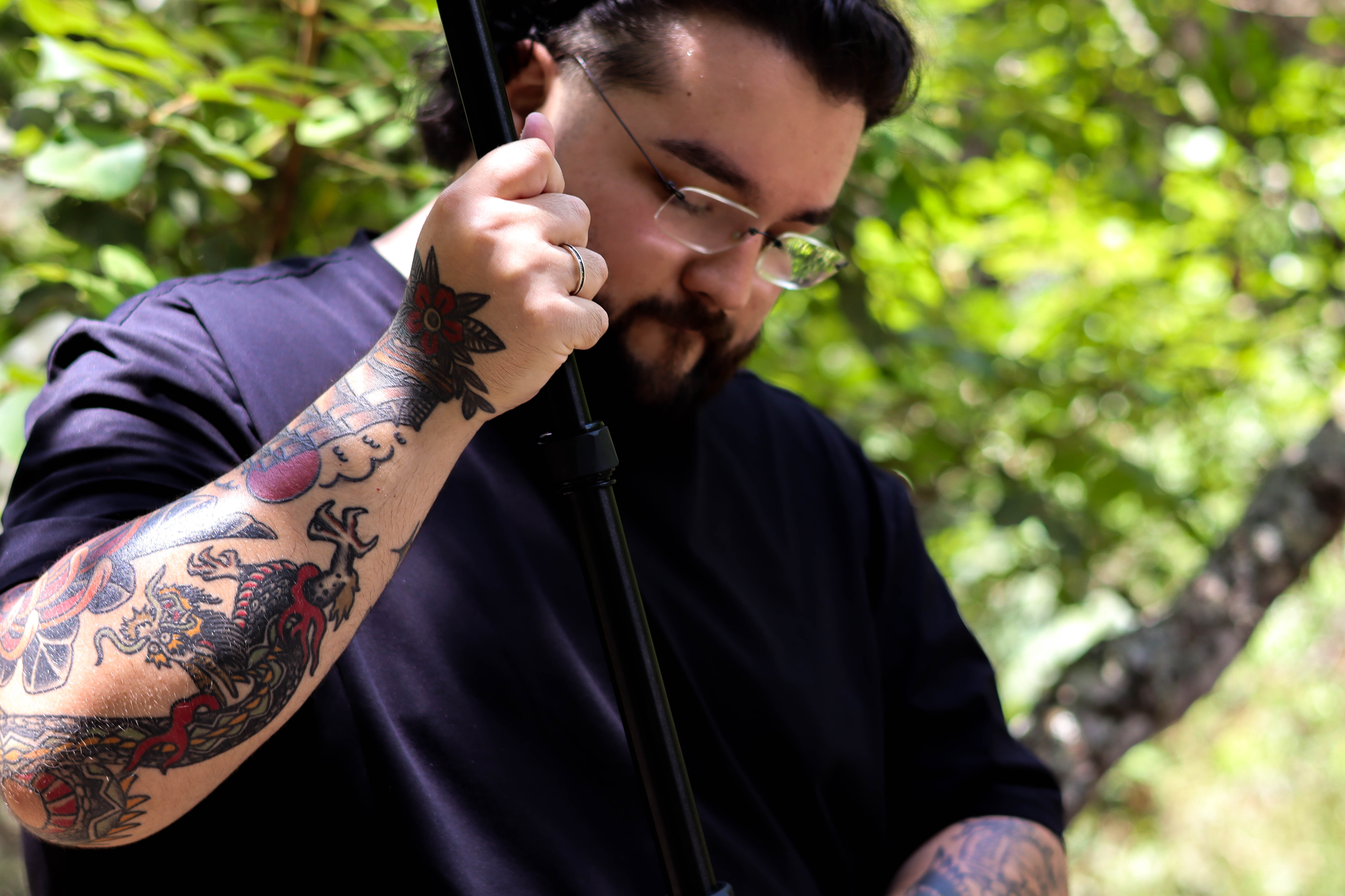 Por trás da lente